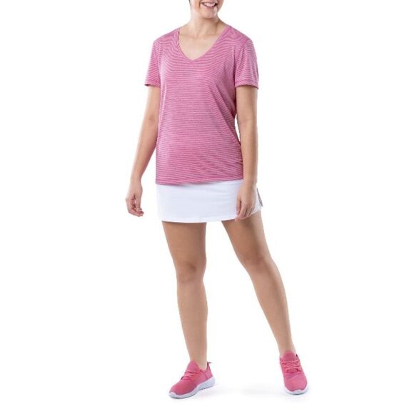 Women's Core Athletic Workout Active Short Sleeve V-Neck T-Shirt 2-Pack Size XS - Picture 14 of 15